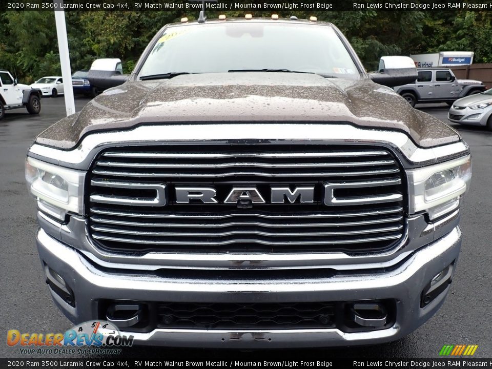 2020 Ram 3500 Laramie Crew Cab 4x4 RV Match Walnut Brown Metallic / Mountain Brown/Light Frost Beige Photo #9