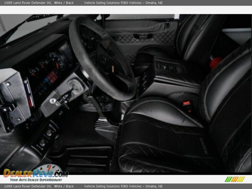 Front Seat of 1988 Land Rover Defender 90 Photo #17