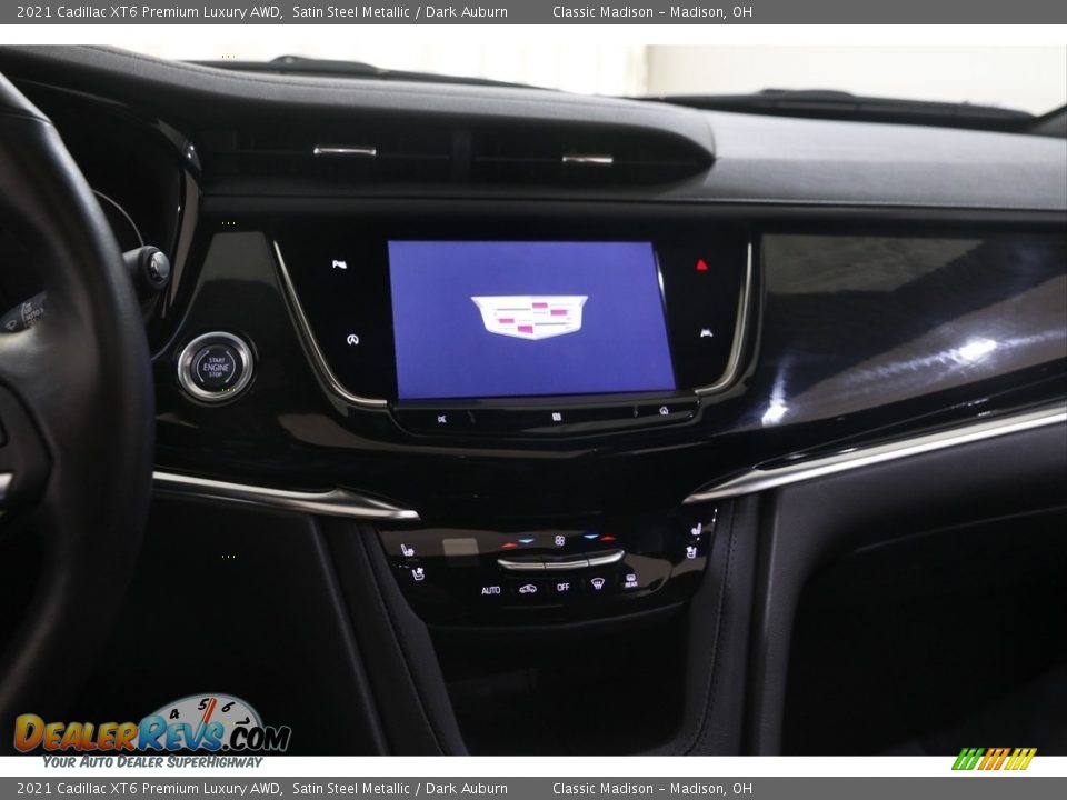 2021 Cadillac XT6 Premium Luxury AWD Satin Steel Metallic / Dark Auburn Photo #9