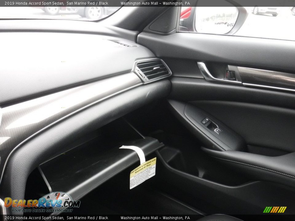 2019 Honda Accord Sport Sedan San Marino Red / Black Photo #27