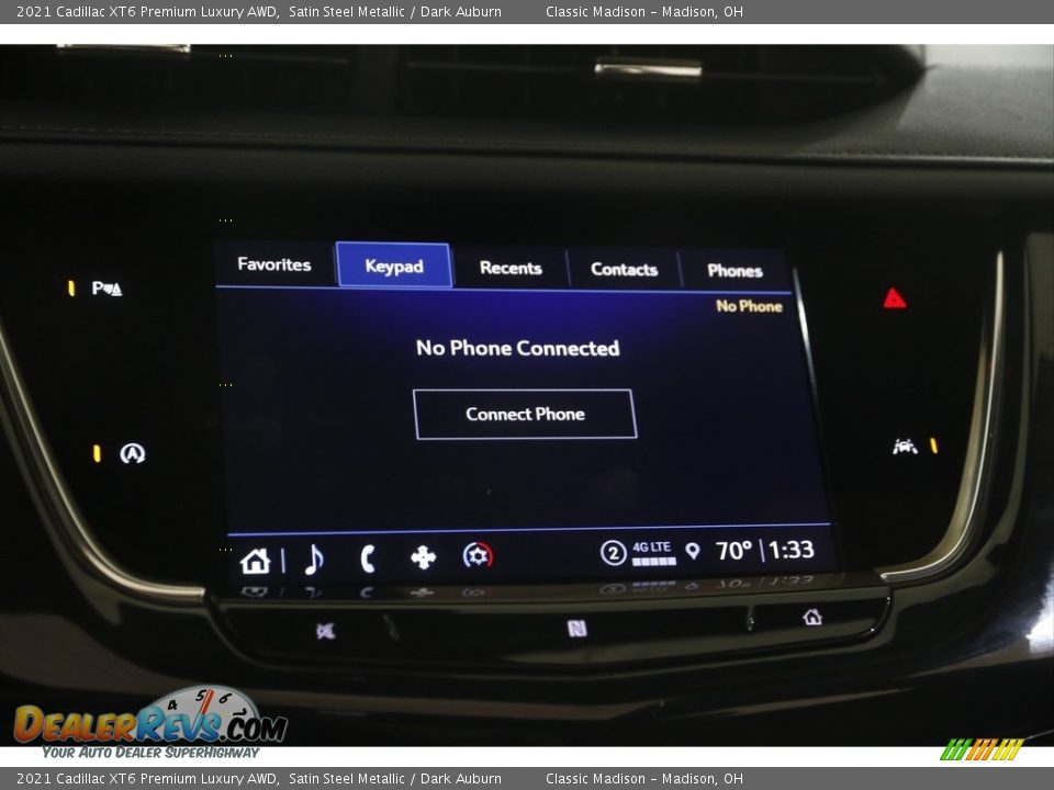 2021 Cadillac XT6 Premium Luxury AWD Satin Steel Metallic / Dark Auburn Photo #11