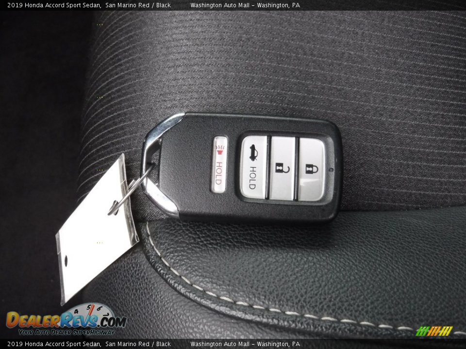 2019 Honda Accord Sport Sedan San Marino Red / Black Photo #31