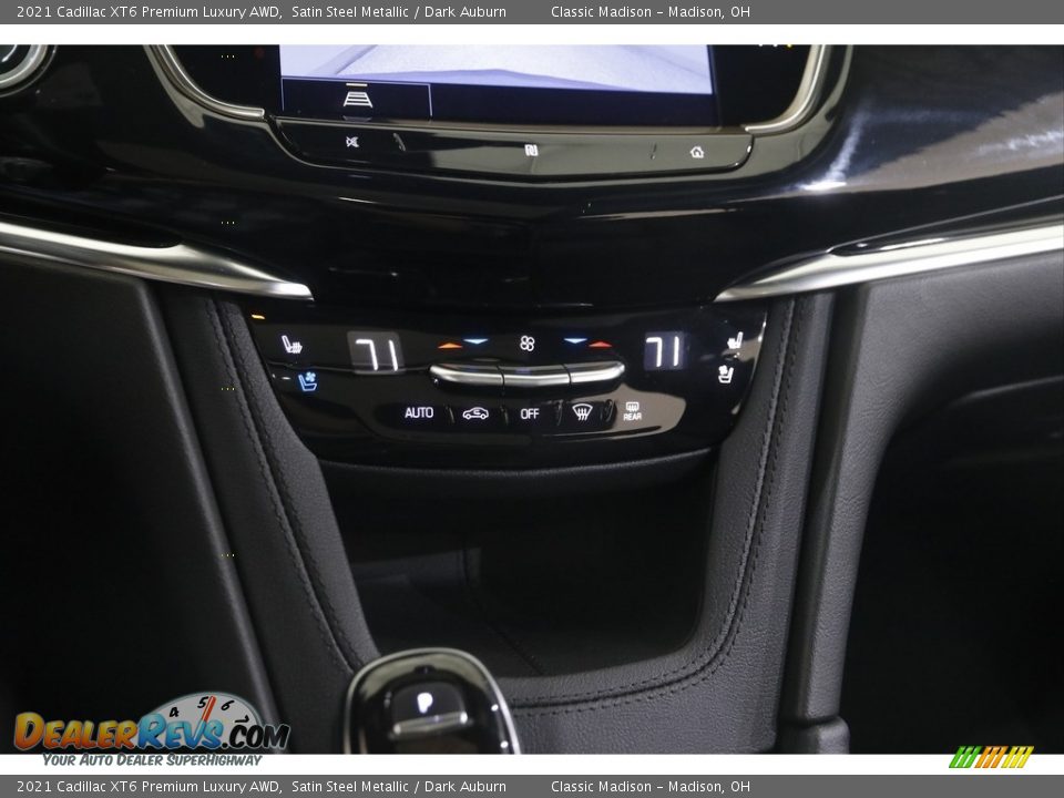 2021 Cadillac XT6 Premium Luxury AWD Satin Steel Metallic / Dark Auburn Photo #14