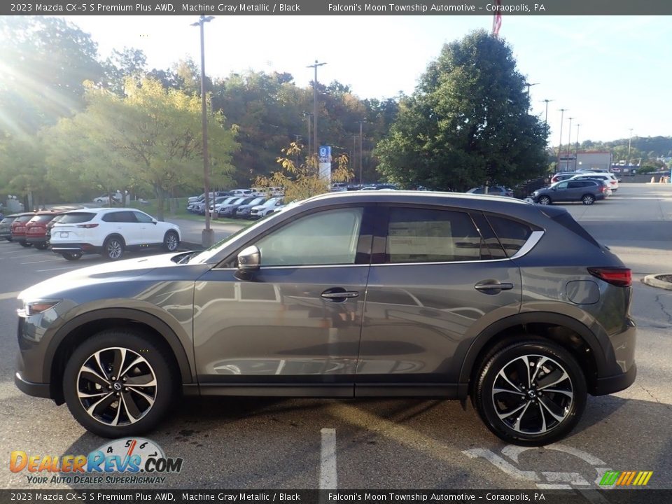 2023 Mazda CX-5 S Premium Plus AWD Machine Gray Metallic / Black Photo #6