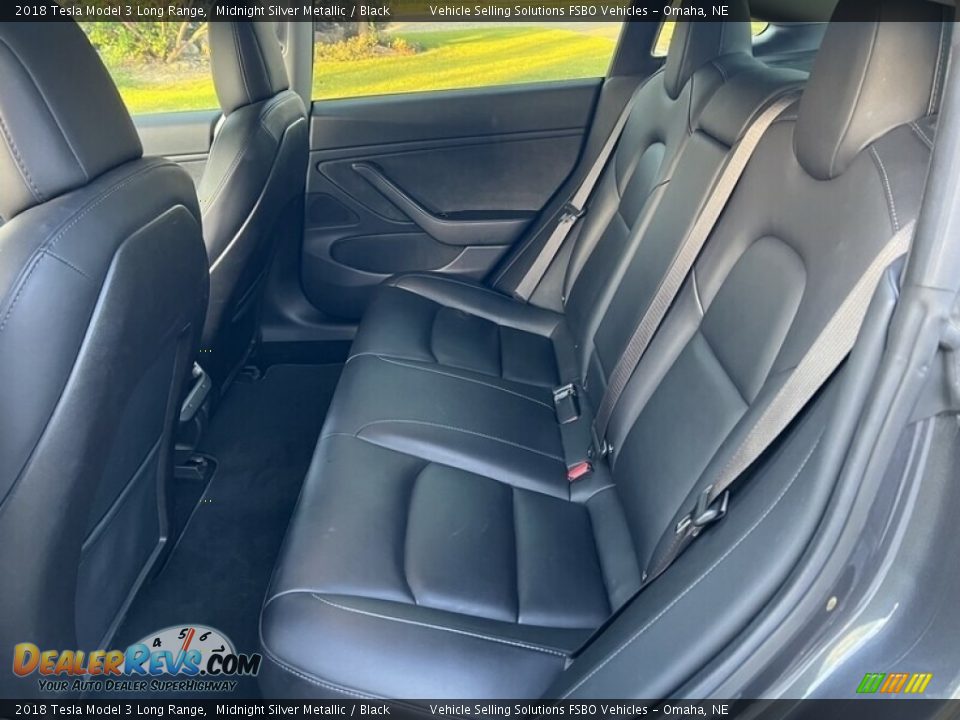 Rear Seat of 2018 Tesla Model 3 Long Range Photo #4