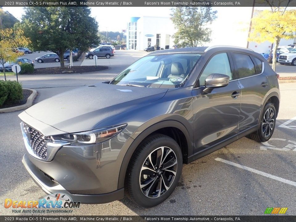 2023 Mazda CX-5 S Premium Plus AWD Machine Gray Metallic / Black Photo #7