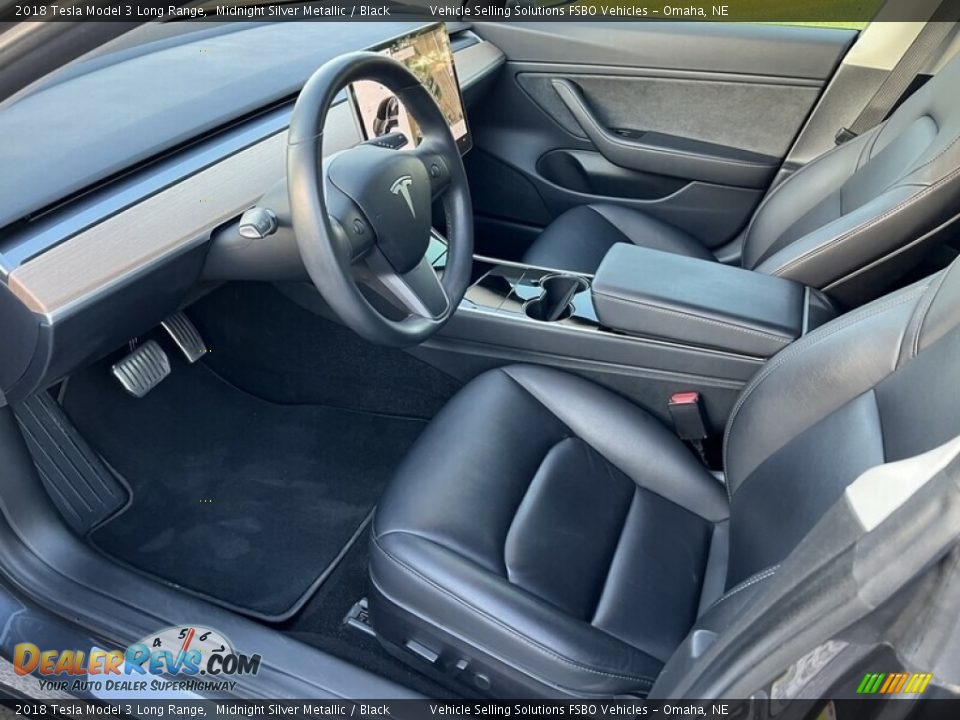 Black Interior - 2018 Tesla Model 3 Long Range Photo #5