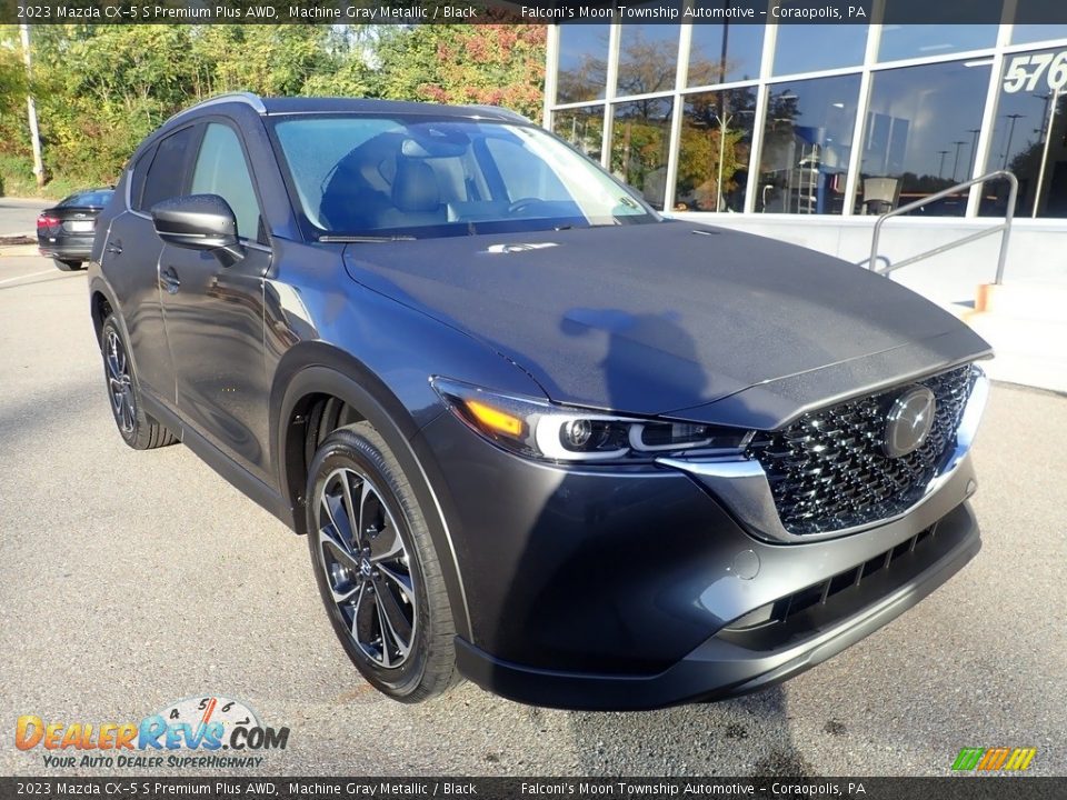 2023 Mazda CX-5 S Premium Plus AWD Machine Gray Metallic / Black Photo #9