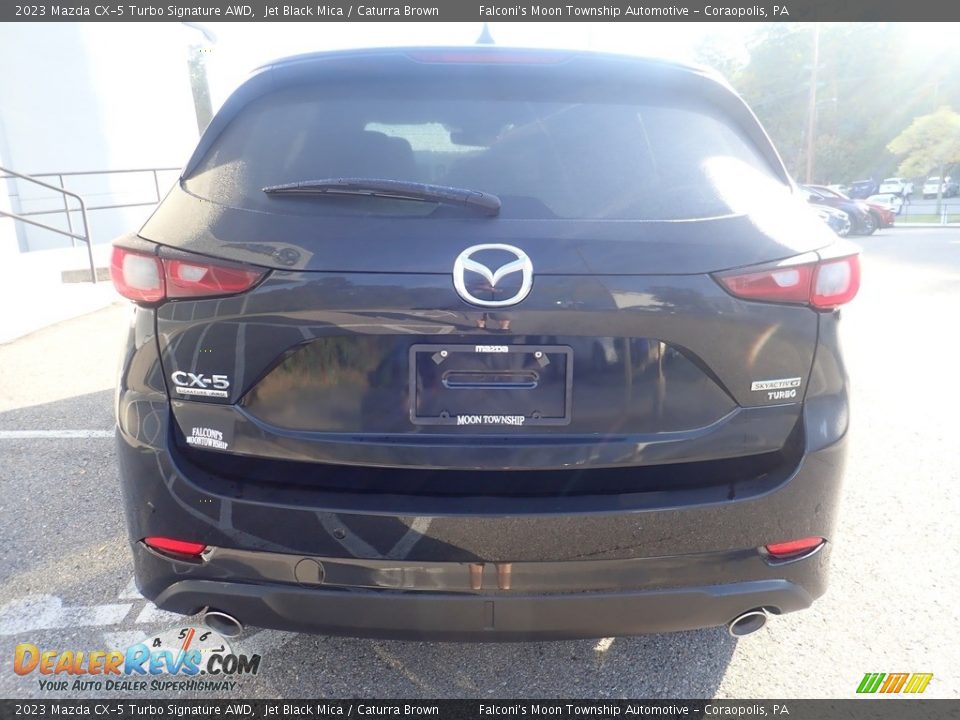 2023 Mazda CX-5 Turbo Signature AWD Jet Black Mica / Caturra Brown Photo #3