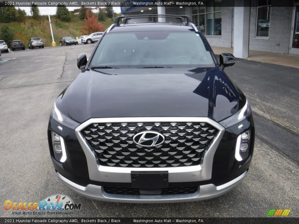 2021 Hyundai Palisade Calligraphy AWD Becketts Black / Black Photo #5