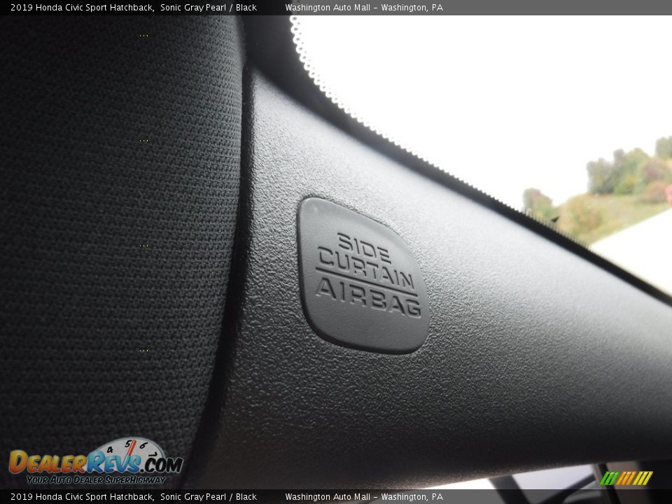 2019 Honda Civic Sport Hatchback Sonic Gray Pearl / Black Photo #21