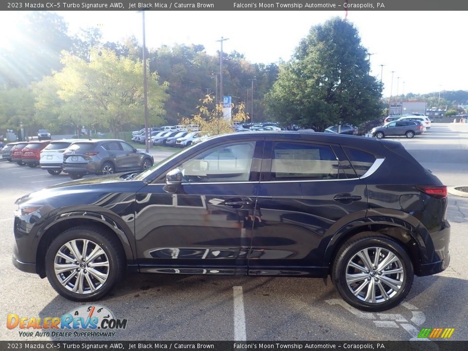 Jet Black Mica 2023 Mazda CX-5 Turbo Signature AWD Photo #6