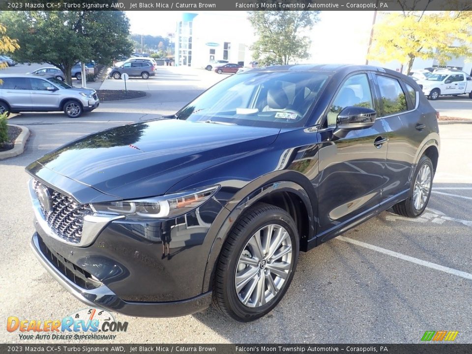 Front 3/4 View of 2023 Mazda CX-5 Turbo Signature AWD Photo #7