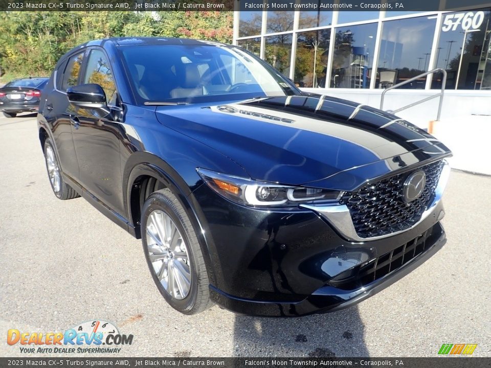 Jet Black Mica 2023 Mazda CX-5 Turbo Signature AWD Photo #9