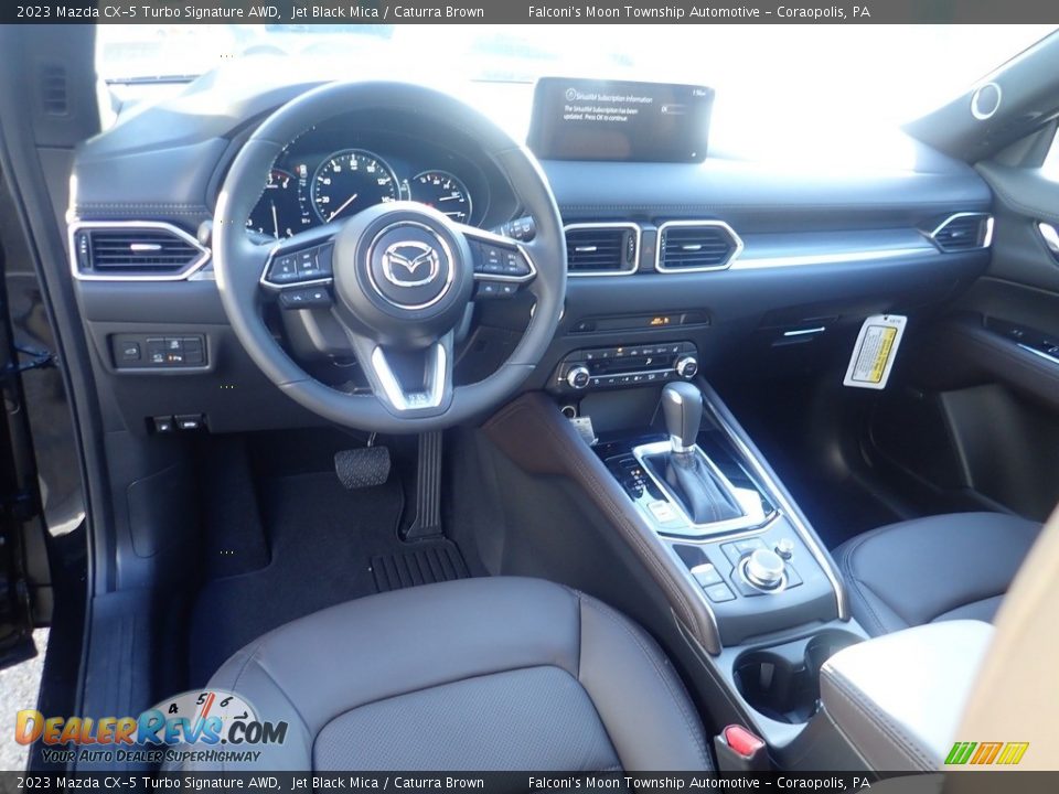 Caturra Brown Interior - 2023 Mazda CX-5 Turbo Signature AWD Photo #13