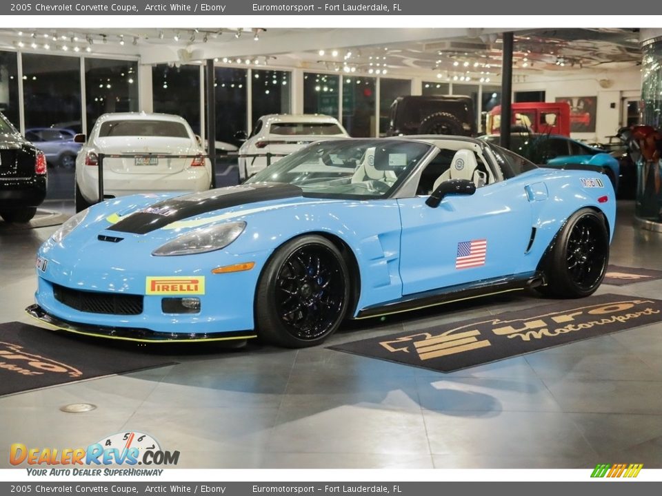 2005 Chevrolet Corvette Coupe Arctic White / Ebony Photo #4