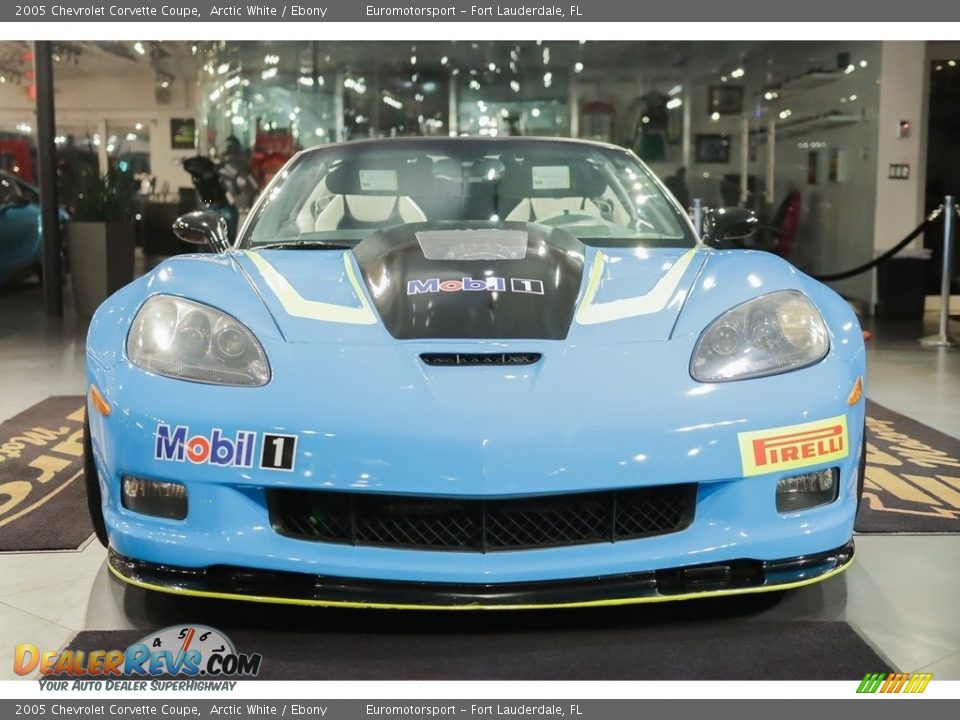 2005 Chevrolet Corvette Coupe Arctic White / Ebony Photo #7