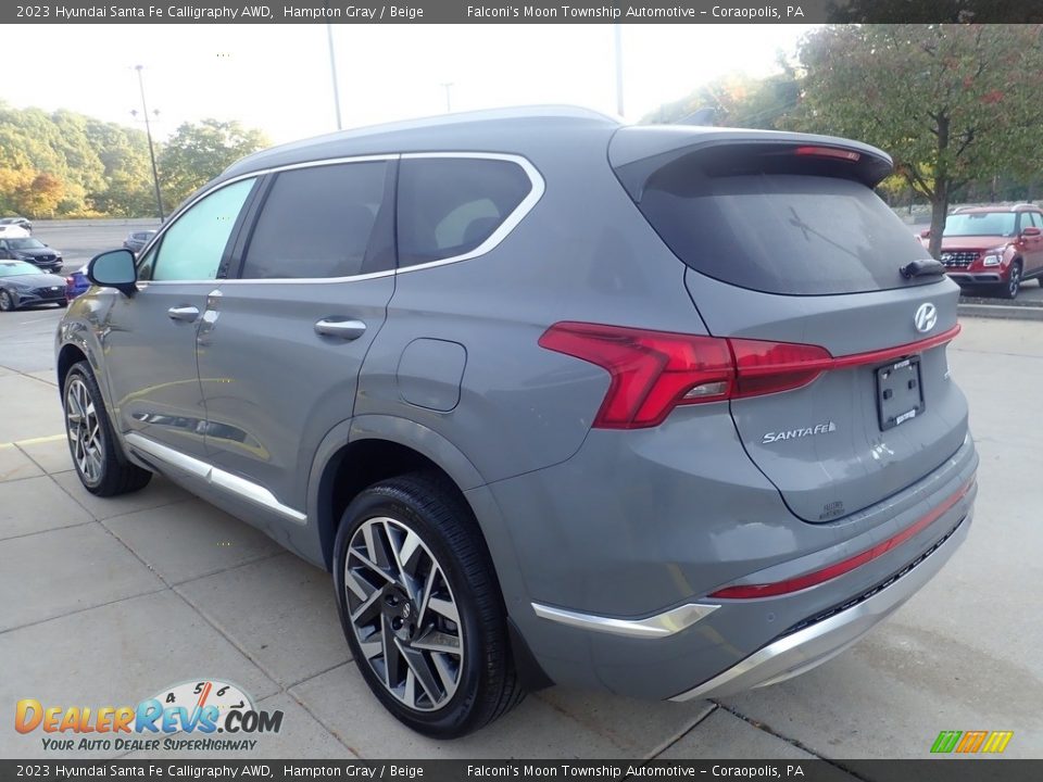 2023 Hyundai Santa Fe Calligraphy AWD Hampton Gray / Beige Photo #5