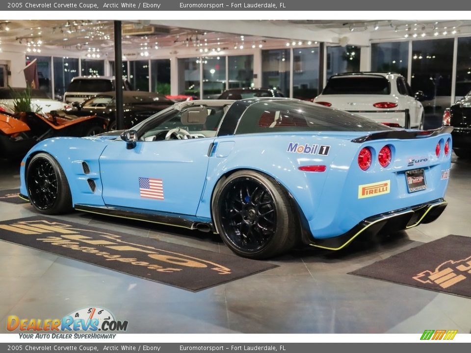 2005 Chevrolet Corvette Coupe Arctic White / Ebony Photo #13