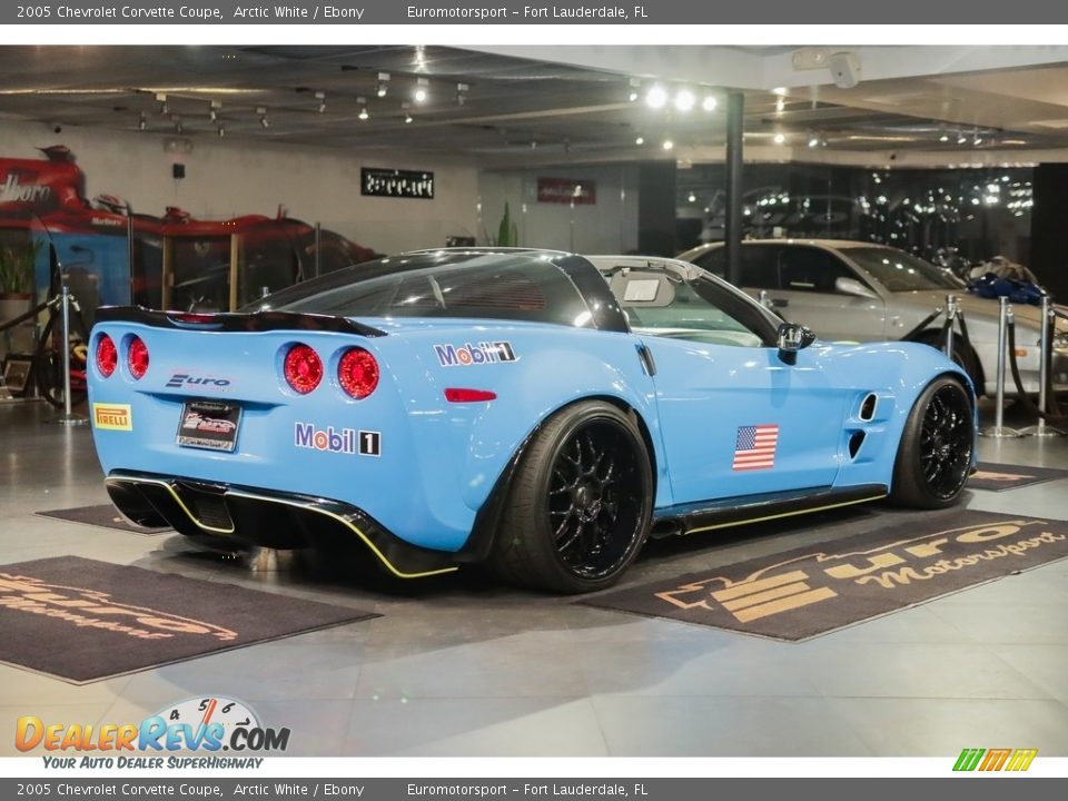 2005 Chevrolet Corvette Coupe Arctic White / Ebony Photo #14