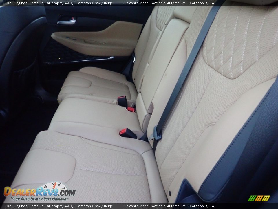 Rear Seat of 2023 Hyundai Santa Fe Calligraphy AWD Photo #12