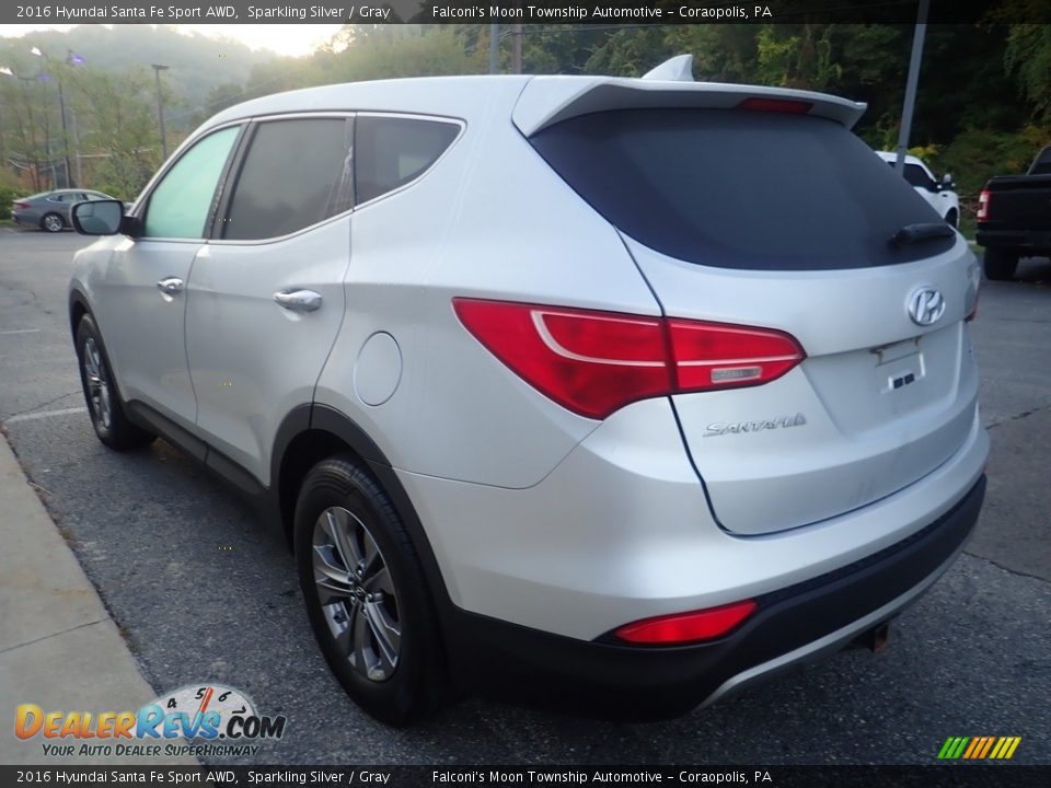 2016 Hyundai Santa Fe Sport AWD Sparkling Silver / Gray Photo #5