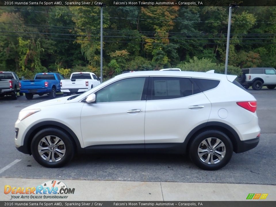 Sparkling Silver 2016 Hyundai Santa Fe Sport AWD Photo #6