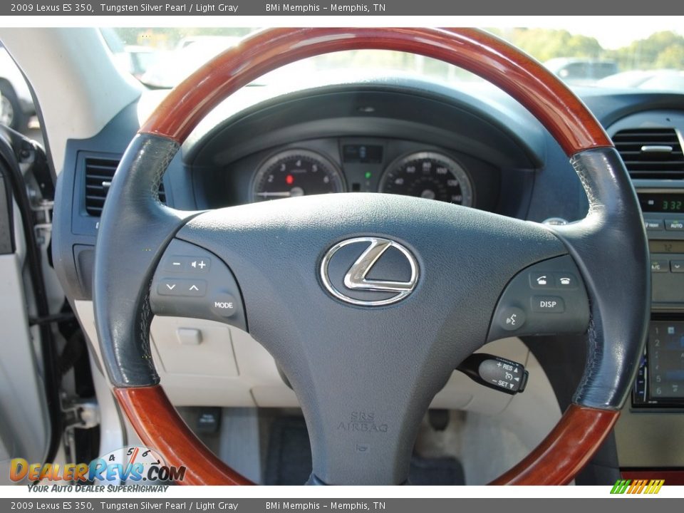 2009 Lexus ES 350 Tungsten Silver Pearl / Light Gray Photo #12