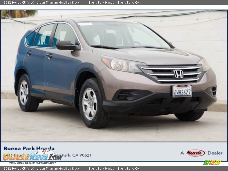 2012 Honda CR-V LX Urban Titanium Metallic / Black Photo #1