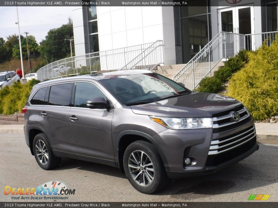 2019 Toyota Highlander XLE AWD Predawn Gray Mica / Black Photo #1