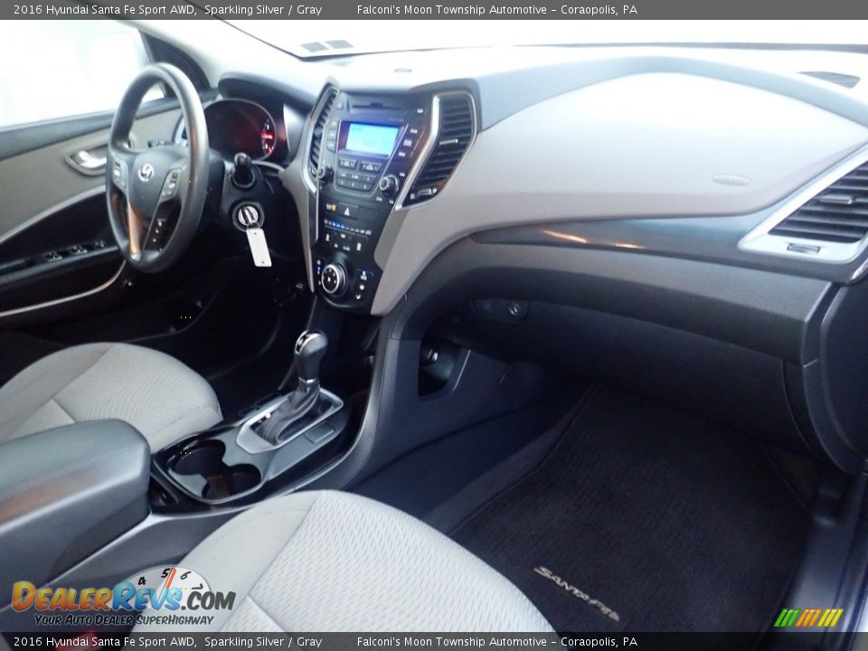 Dashboard of 2016 Hyundai Santa Fe Sport AWD Photo #12