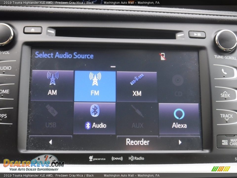 2019 Toyota Highlander XLE AWD Predawn Gray Mica / Black Photo #6