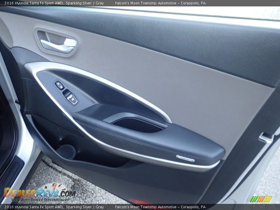 Door Panel of 2016 Hyundai Santa Fe Sport AWD Photo #14