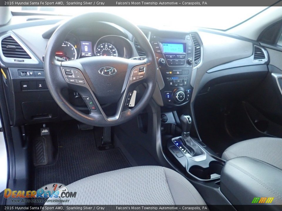 Gray Interior - 2016 Hyundai Santa Fe Sport AWD Photo #18