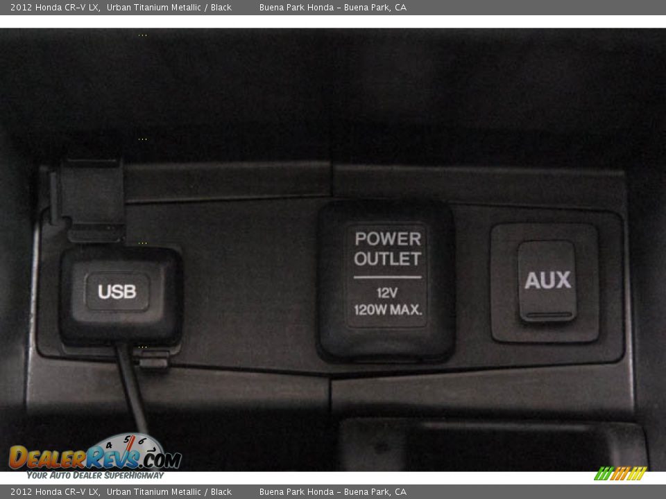 2012 Honda CR-V LX Urban Titanium Metallic / Black Photo #15