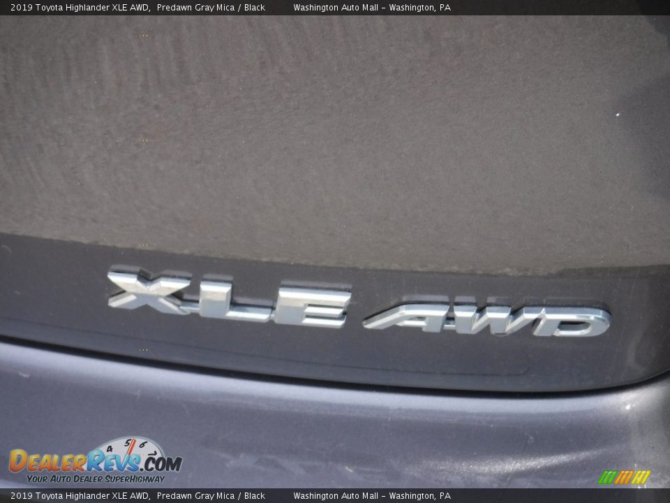 2019 Toyota Highlander XLE AWD Predawn Gray Mica / Black Photo #17