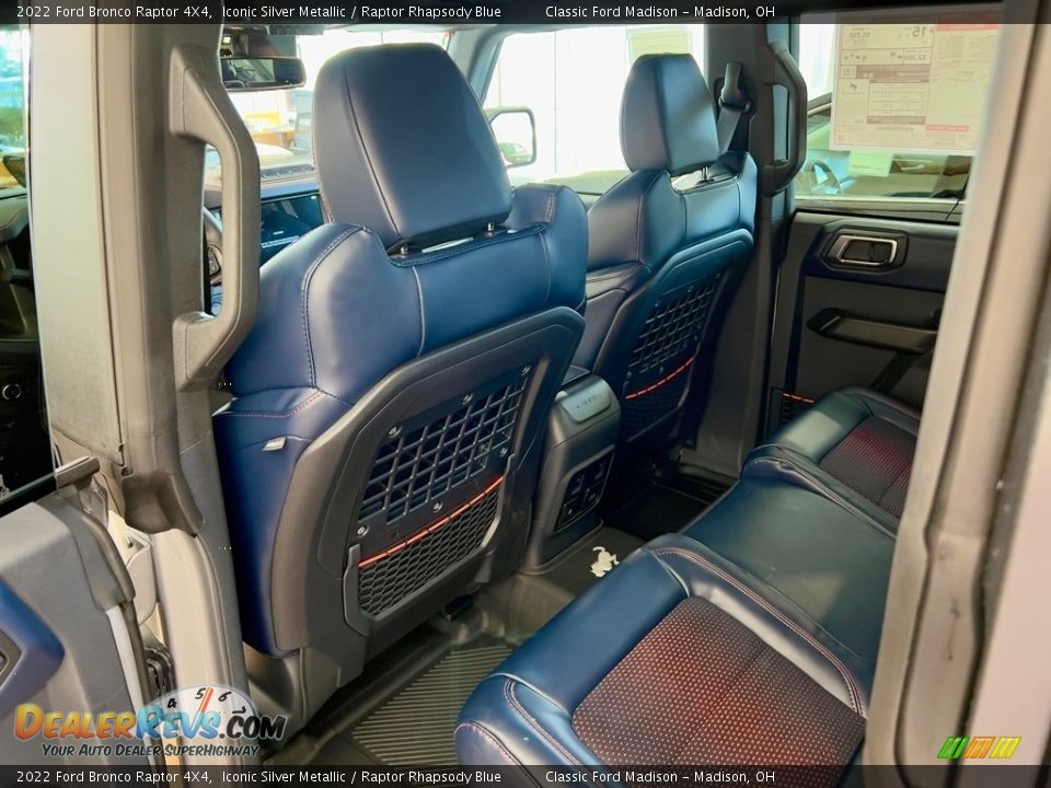 Rear Seat of 2022 Ford Bronco Raptor 4X4 Photo #10