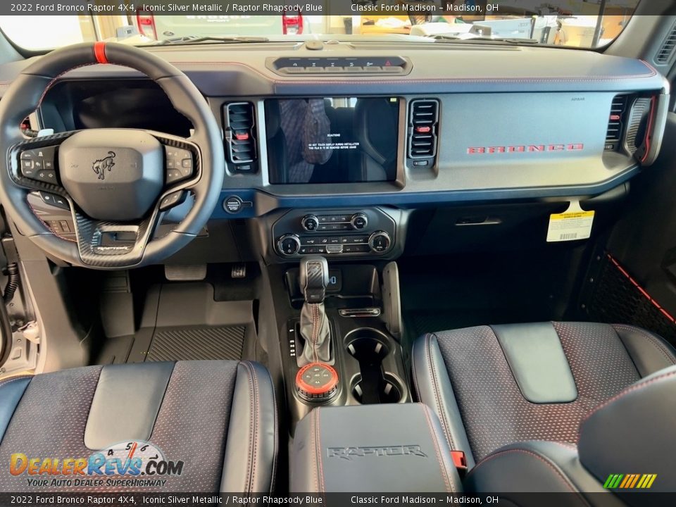 Raptor Rhapsody Blue Interior - 2022 Ford Bronco Raptor 4X4 Photo #11