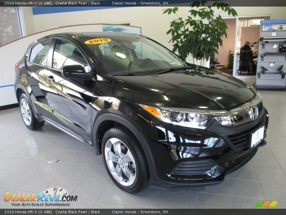 2019 Honda HR-V LX AWD Crystal Black Pearl / Black Photo #3