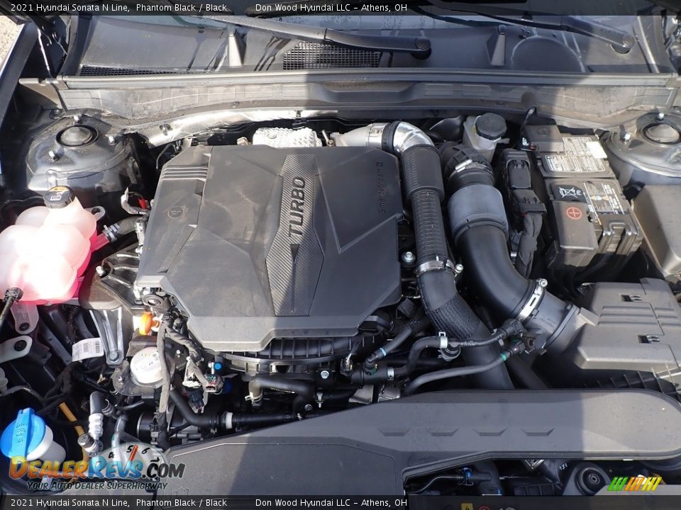 2021 Hyundai Sonata N Line 2.5 Liter Turbocharged DOHC 16-Valve CVVT 4 Cylinder Engine Photo #5
