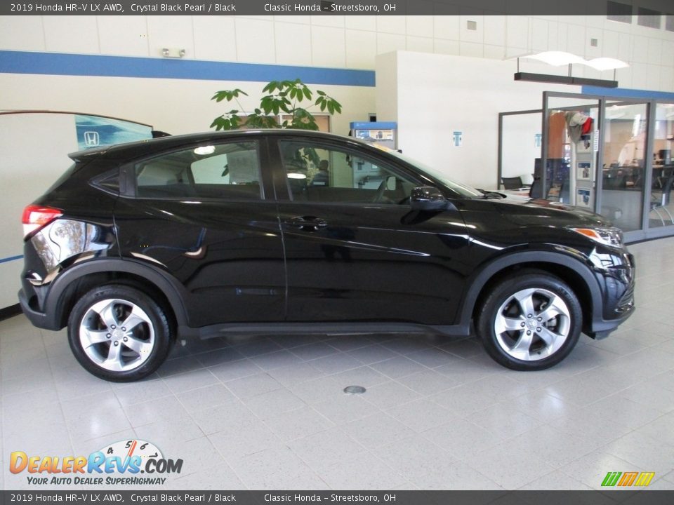 2019 Honda HR-V LX AWD Crystal Black Pearl / Black Photo #4