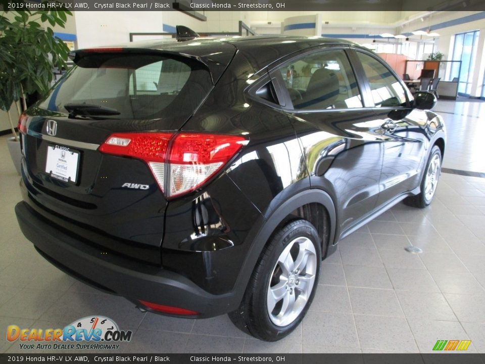 2019 Honda HR-V LX AWD Crystal Black Pearl / Black Photo #7