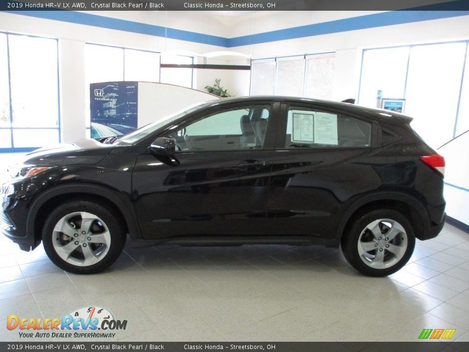 2019 Honda HR-V LX AWD Crystal Black Pearl / Black Photo #10