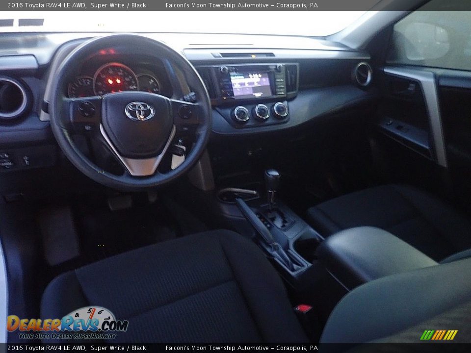 2016 Toyota RAV4 LE AWD Super White / Black Photo #20