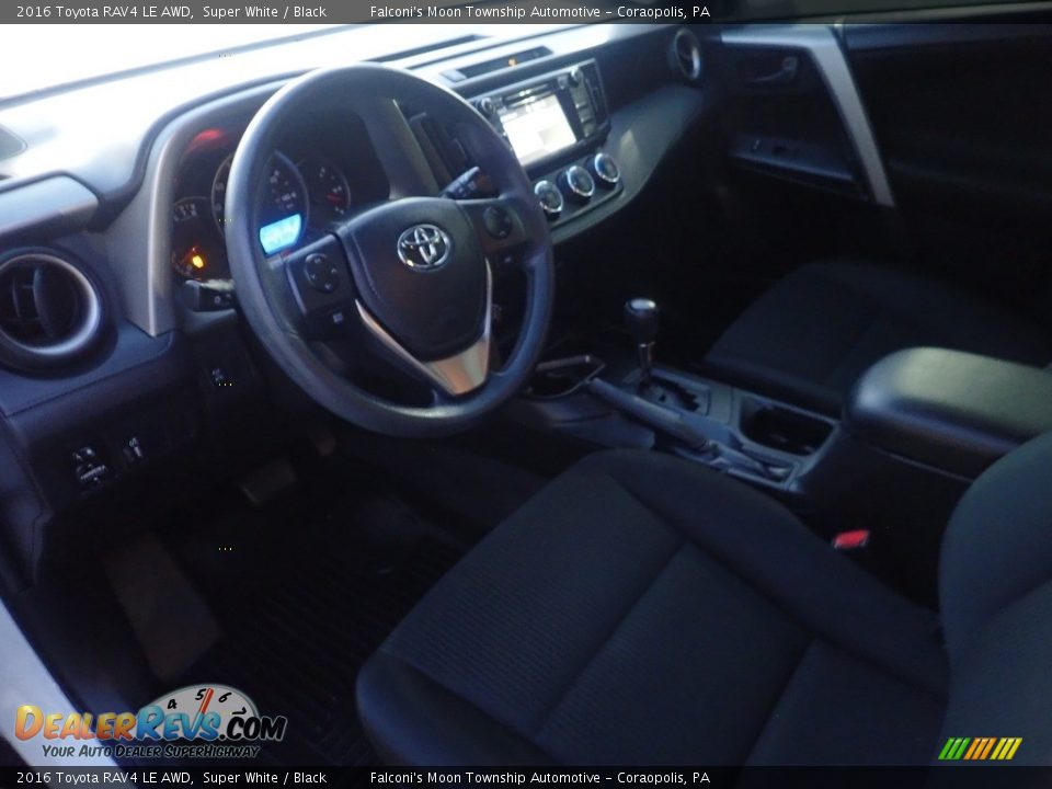 2016 Toyota RAV4 LE AWD Super White / Black Photo #22