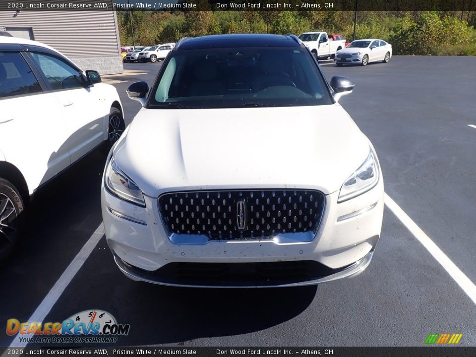 2020 Lincoln Corsair Reserve AWD Pristine White / Medium Slate Photo #3