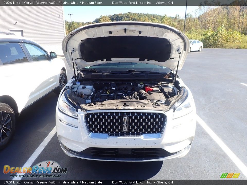 2020 Lincoln Corsair Reserve AWD Pristine White / Medium Slate Photo #4
