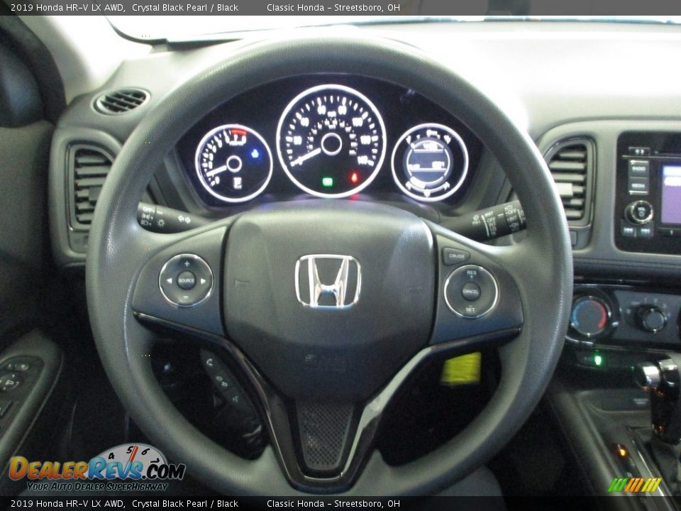 2019 Honda HR-V LX AWD Crystal Black Pearl / Black Photo #31