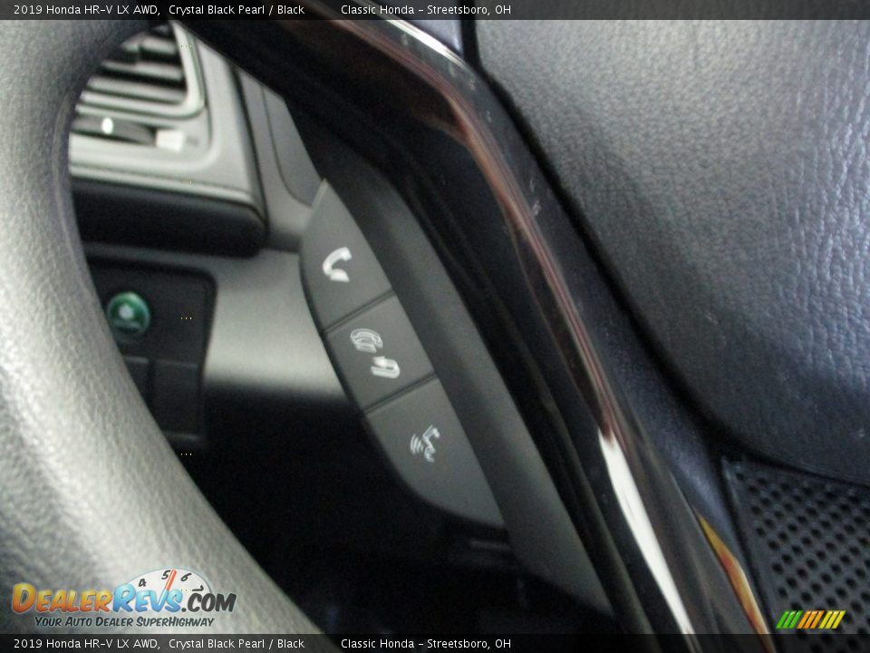 2019 Honda HR-V LX AWD Crystal Black Pearl / Black Photo #32