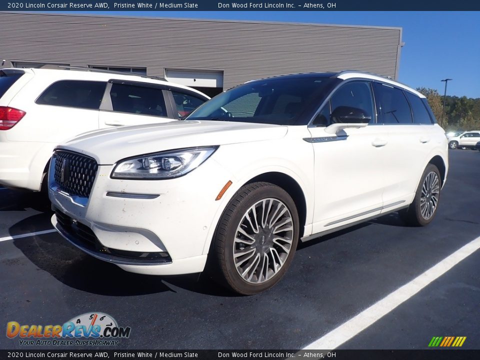 2020 Lincoln Corsair Reserve AWD Pristine White / Medium Slate Photo #6